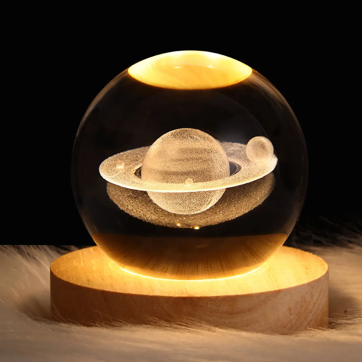 3D Laser Crystal Ball LED Lamp